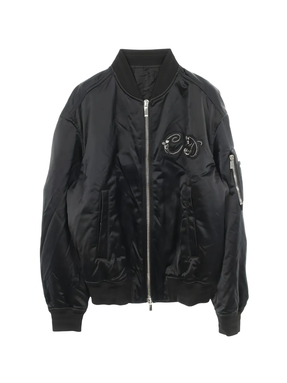 Christian Dior Pre-Owned x Kenny Scharf 2020s bomber jacket - Nero