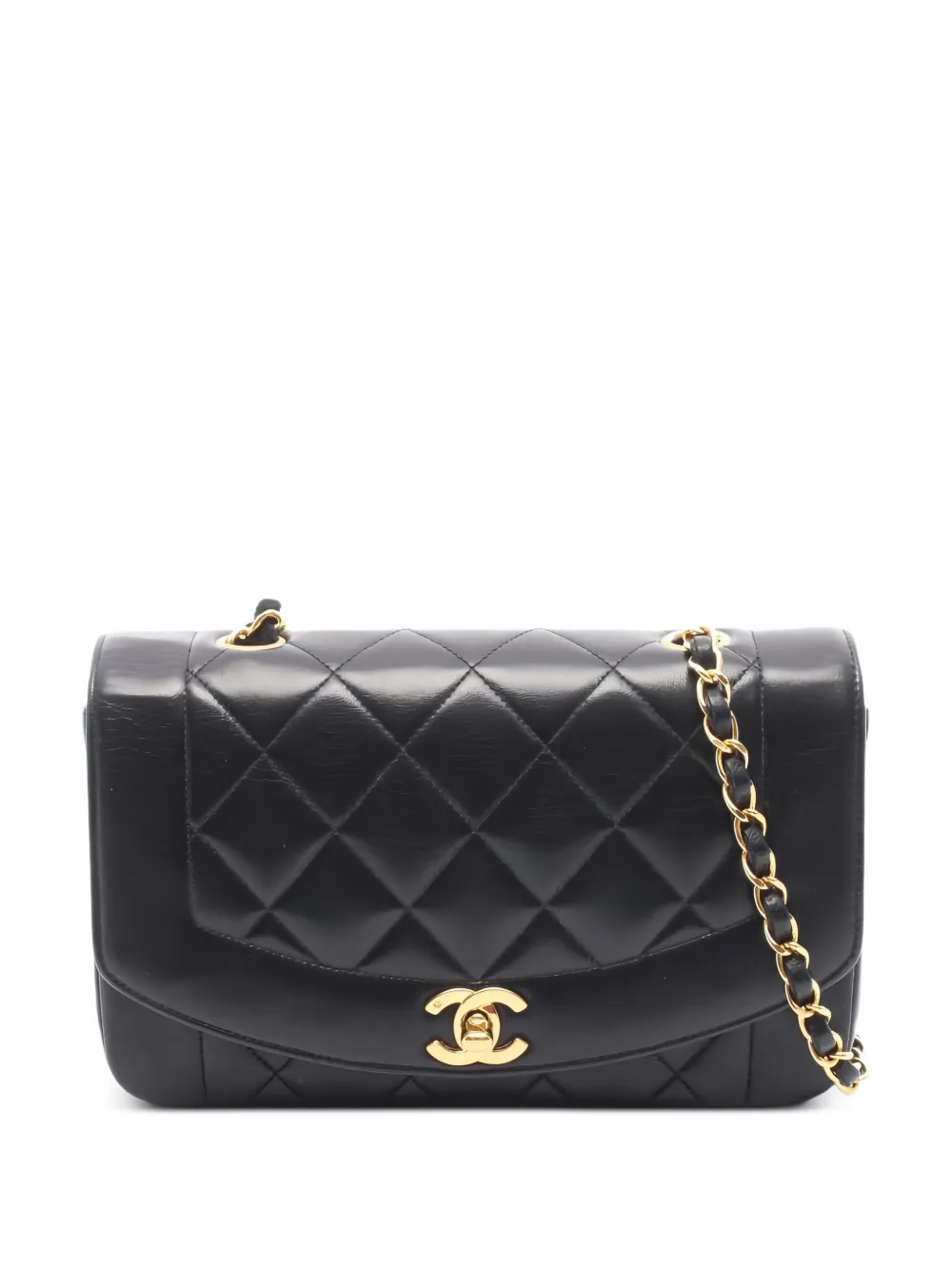 CHANEL Pre-Owned 1991-1994 Diana Flap chain-strap shoulder bag - Nero