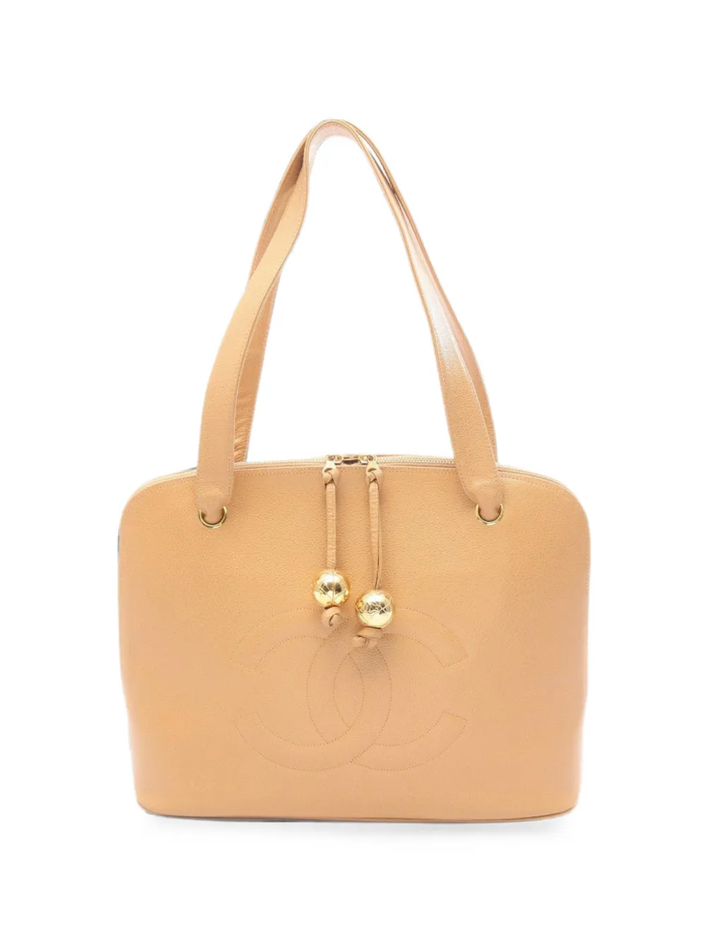 CHANEL Pre-Owned 1991-1994 CC Mark tote bag - Neutrals