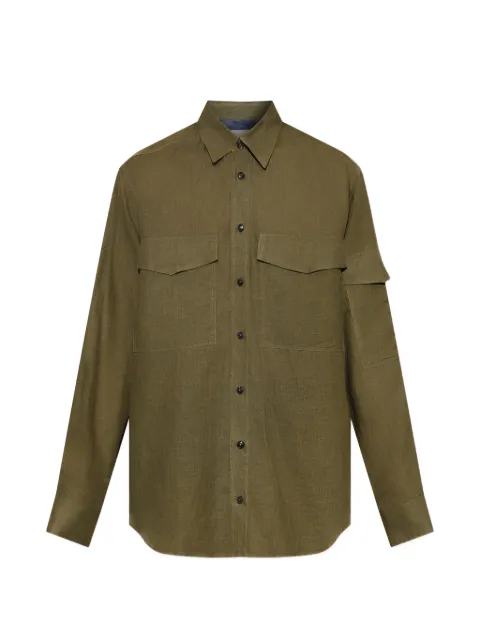 Paul Smith chest-pocket linen shirt