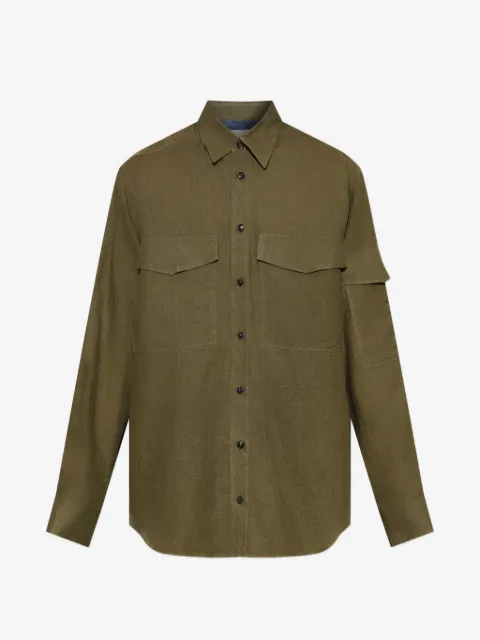 Paul Smith chest-pocket linen shirt