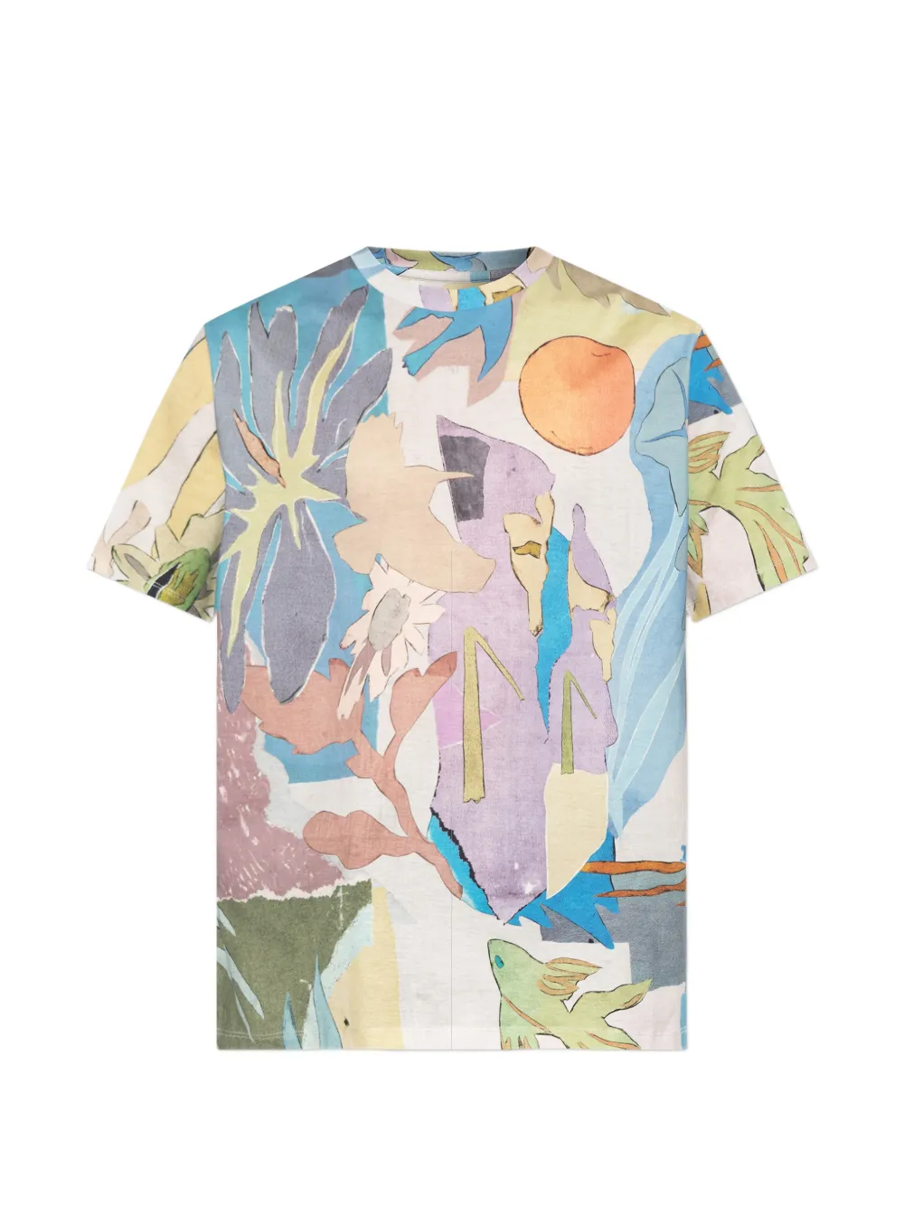 Paul Smith abstract-print T-shirt - Toni neutri