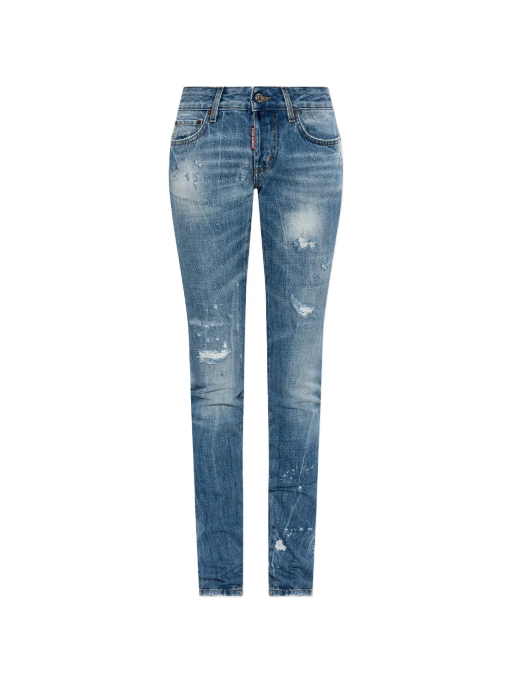 DSQUARED2 Super Skinny distressed jeans - Blu