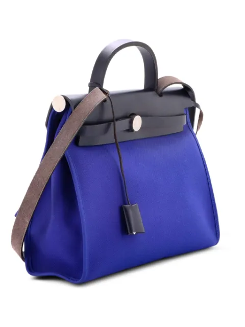 Hermès Pre-Owned 에르백 지퍼 레더 투알 31 숄더 백