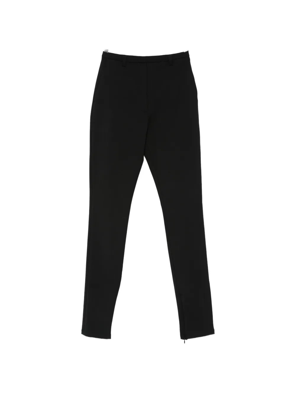 THELATEST Carola zip-cuff trousers - Schwarz