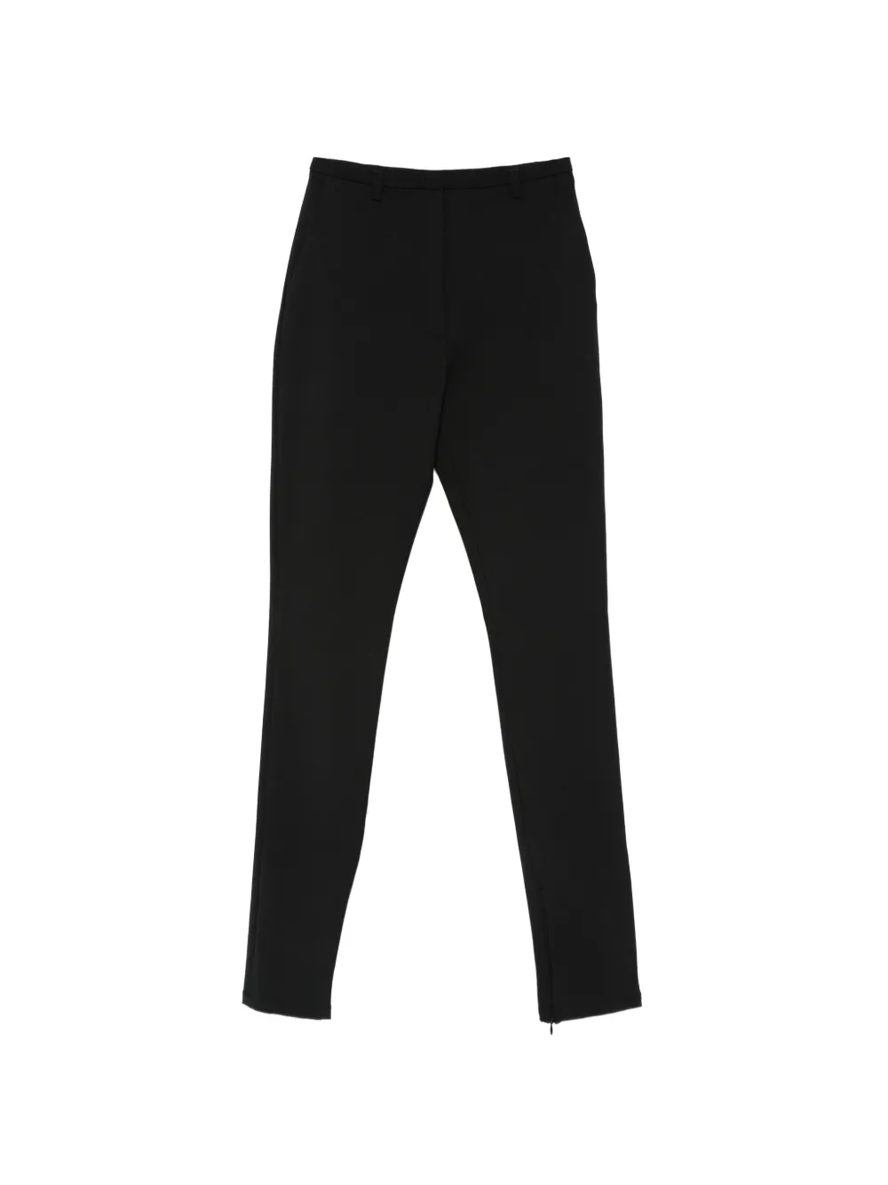 THELATEST Carola zip-cuff trousers - Schwarz