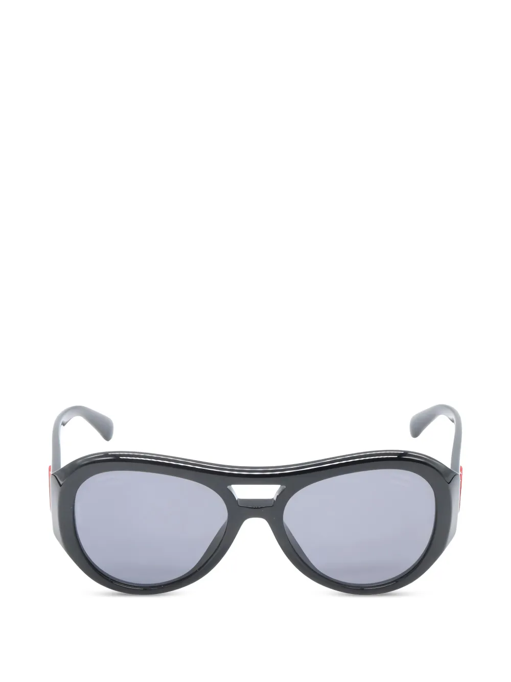 CHANEL Pre-Owned 1986-1988 round-frame sunglasses - Nero