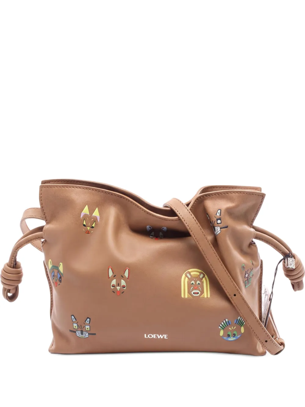 Loewe Pre-Owned Flamenco Schultertasche - Braun