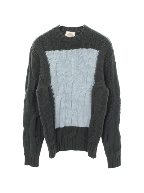 Hermès Pre-Owned jersey de punto de ochos