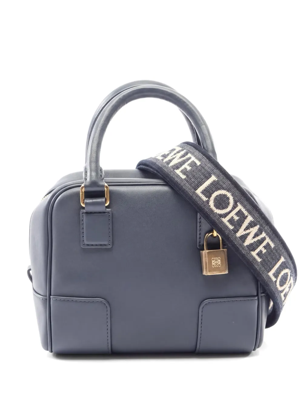 Loewe Pre-Owned 2010s Amazona 16 Square Tote Bag - Blau