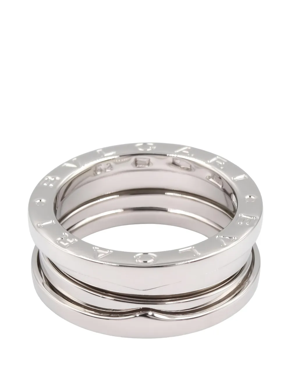 Bvlgari Pre-Owned 1990s B-zero1 ring - Argento