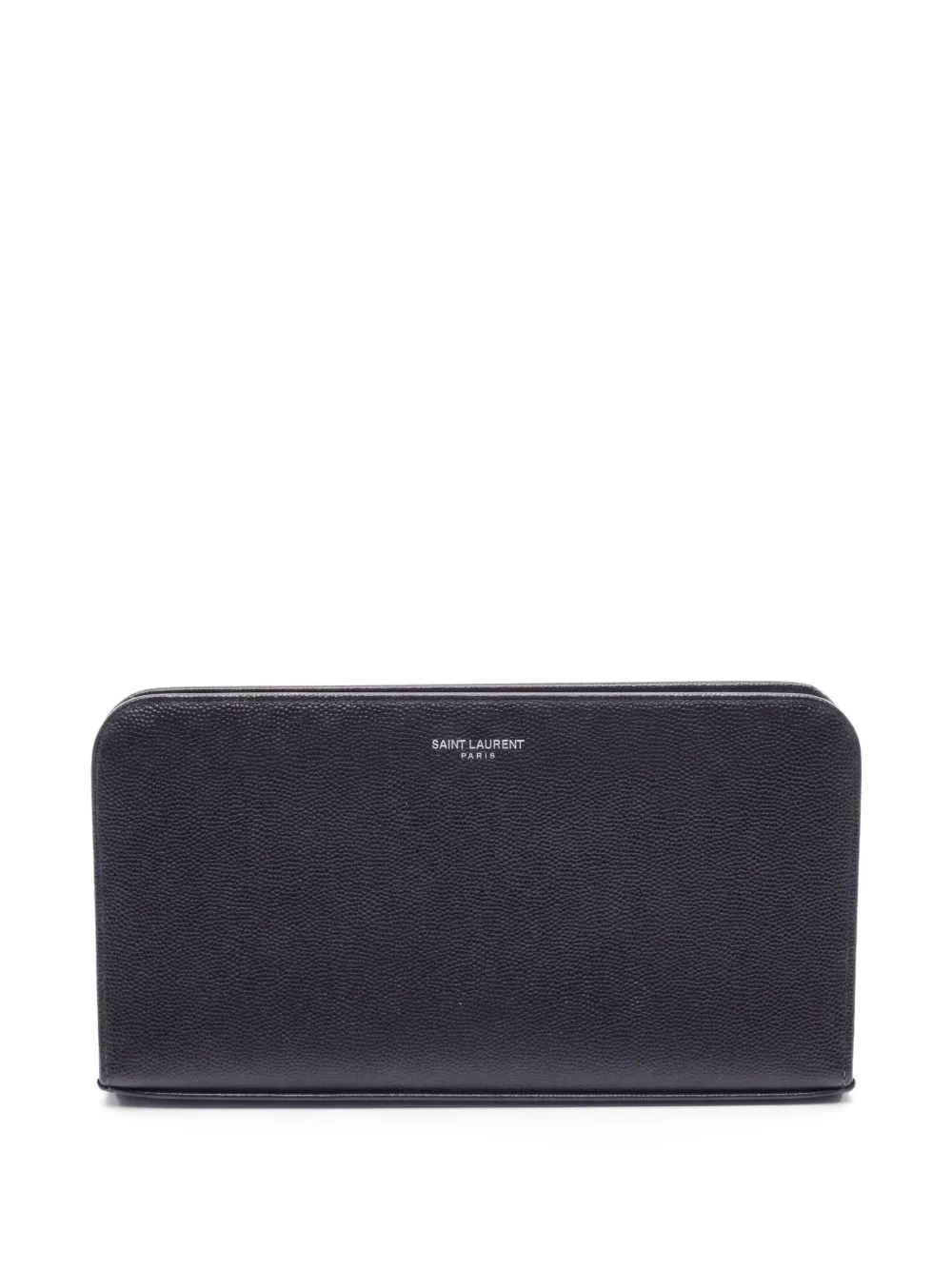 Saint Laurent Pre-Owned 2010s round zip-around wallet - Nero