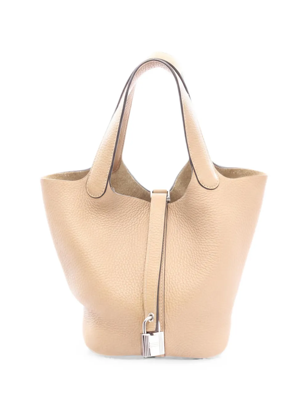 Hermès Pre-Owned 2016 PM Picotin Lock leather tote bag - Toni neutri