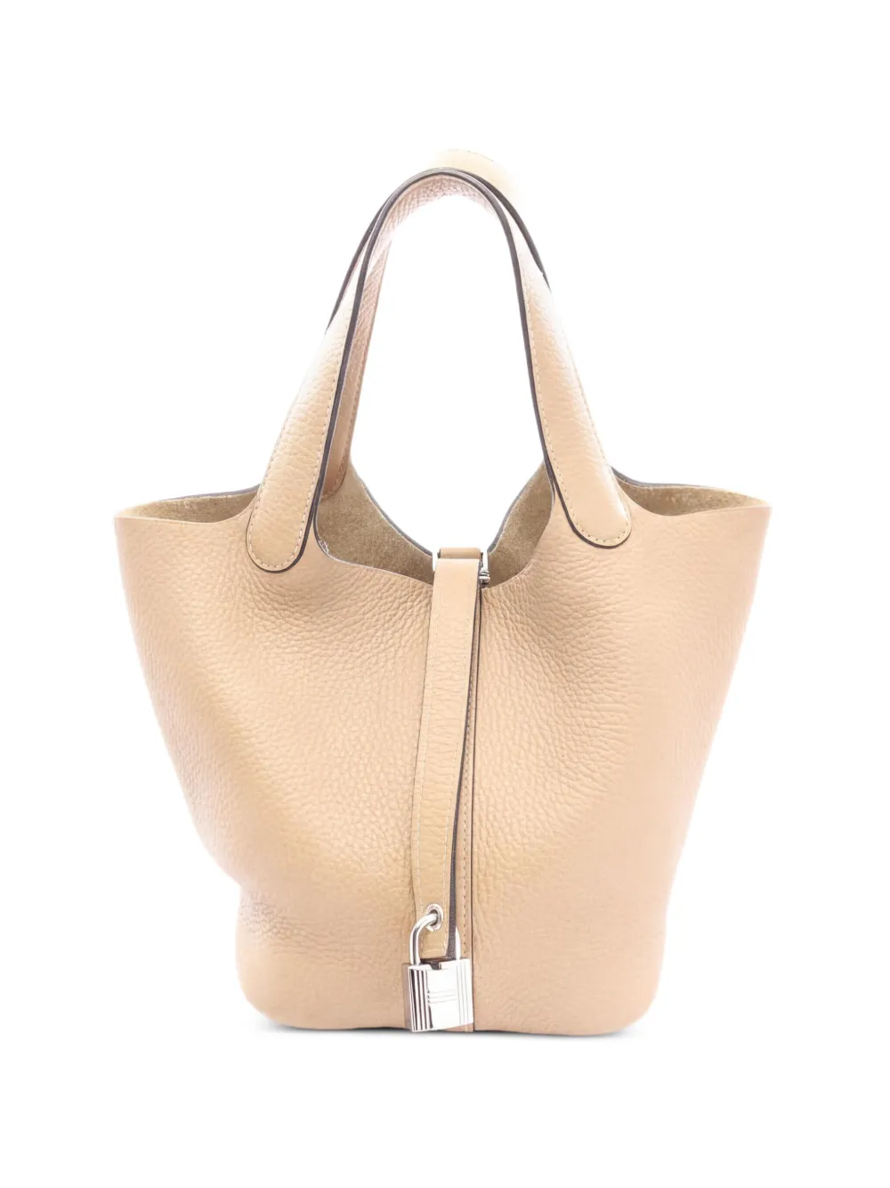 Hermès Pre-Owned 2016 PM Picotin Lock leather tote bag - Nude