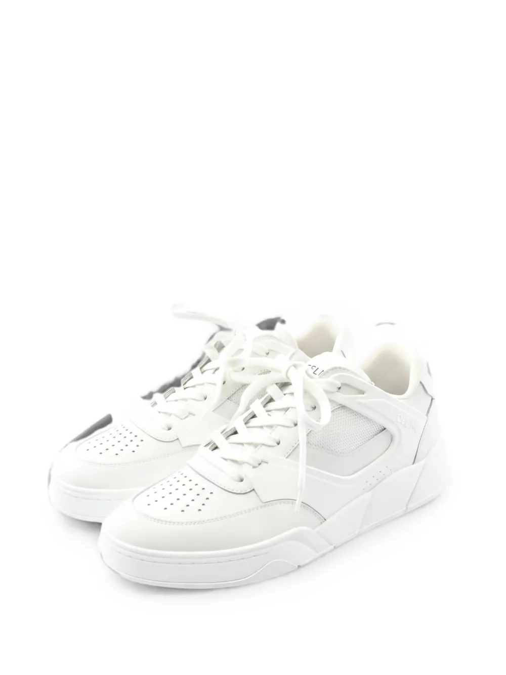 Celine Pre-Owned 2020s CT-09 lace-up sneakers - Bianco