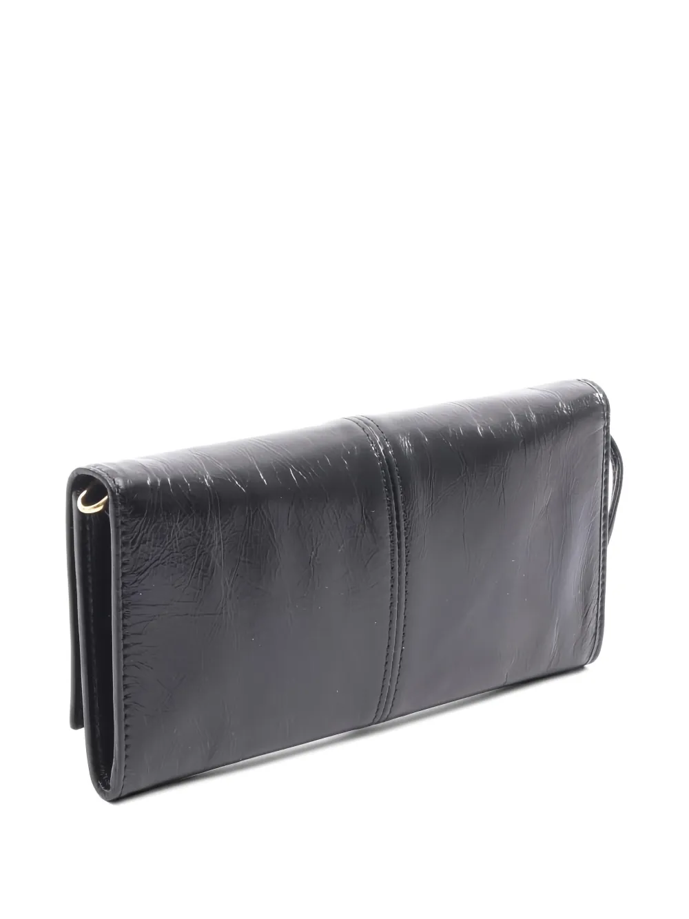 Prada Pre-owned 2020s Leather Cross Body Bag in Black, view 2