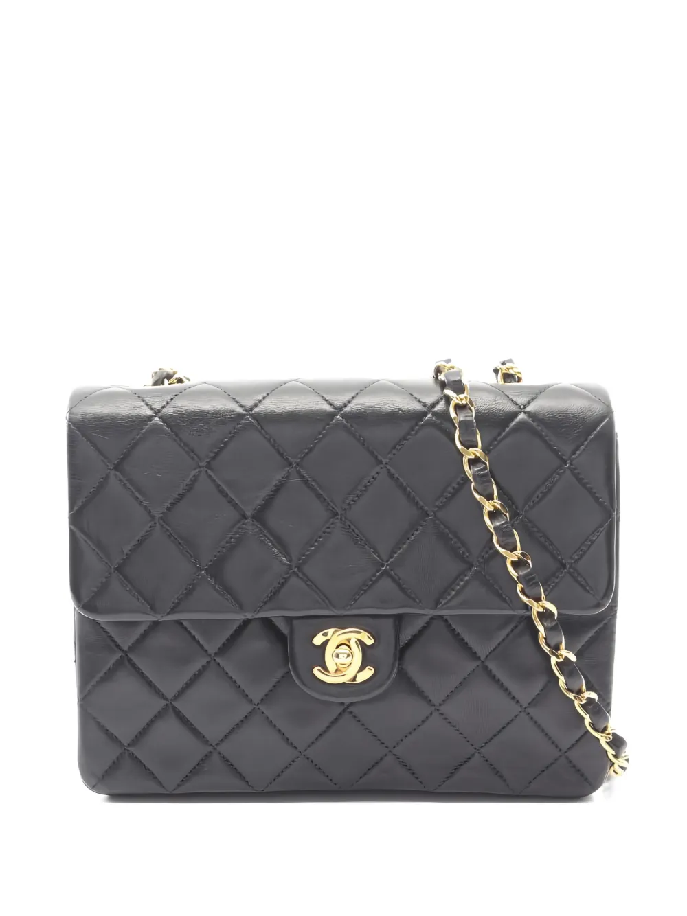 CHANEL Pre-Owned 1991 Mini Matelassé quilted chain shoulder bag - Nero