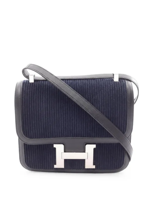 Hermès Pre-owned 2020 Constance 24 Shoulder Bag in Blue