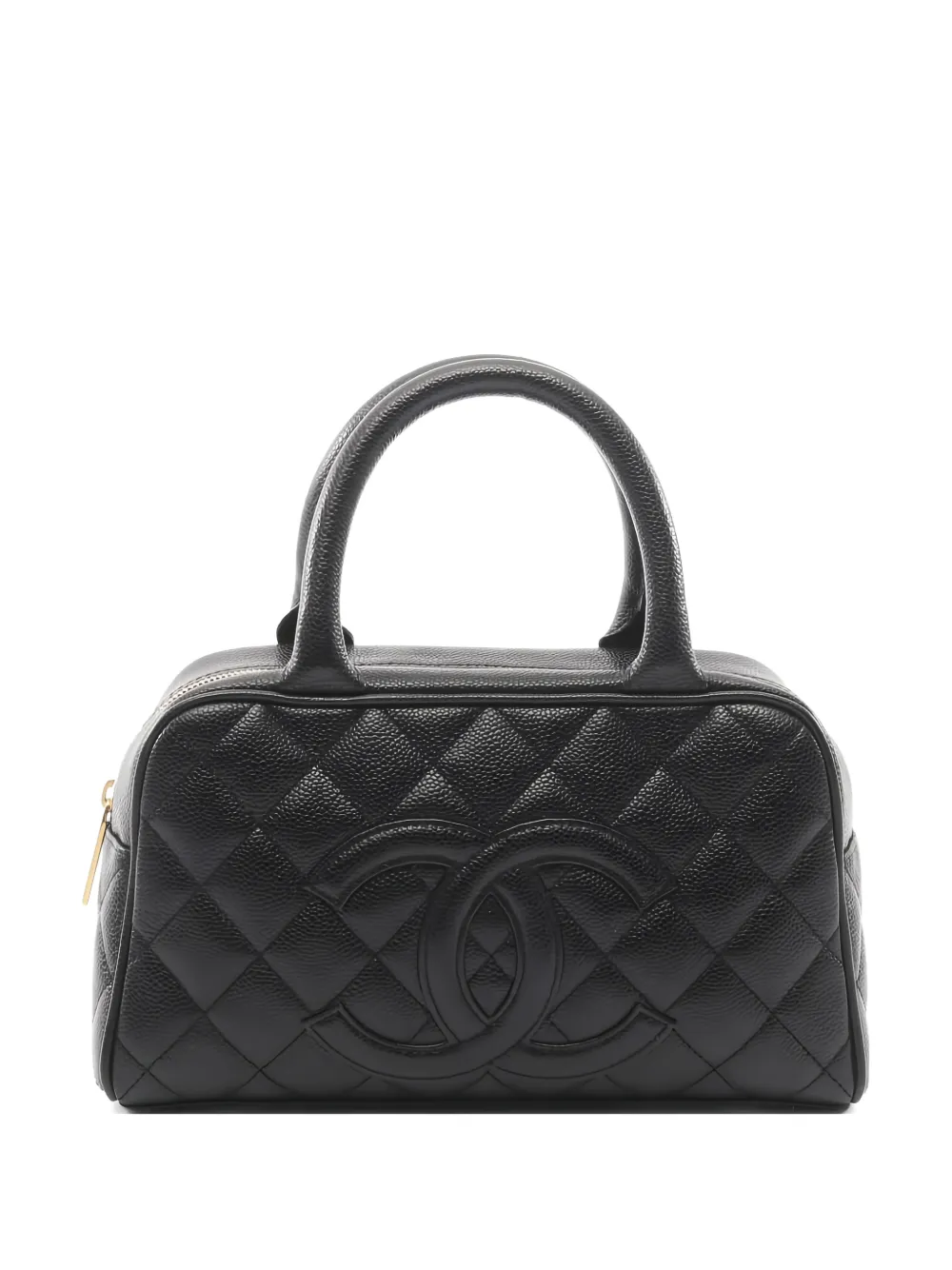 CHANEL Pre-Owned 2004-2005 Matelassé leather tote bag - Schwarz