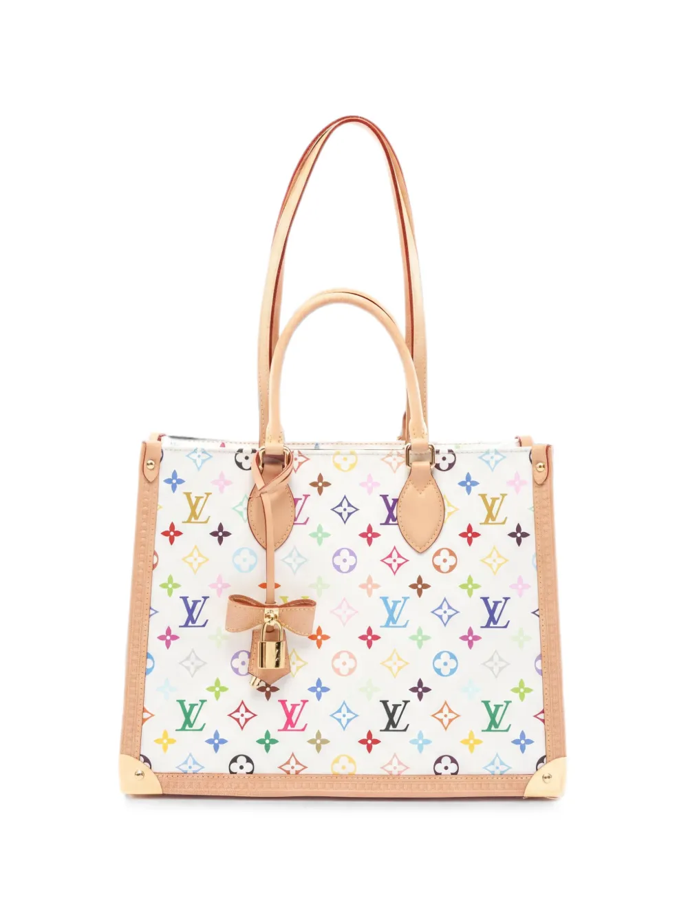 Louis Vuitton Pre-Owned x Takashi Murakami 2010s MM OnTheGo tote bag - Bianco