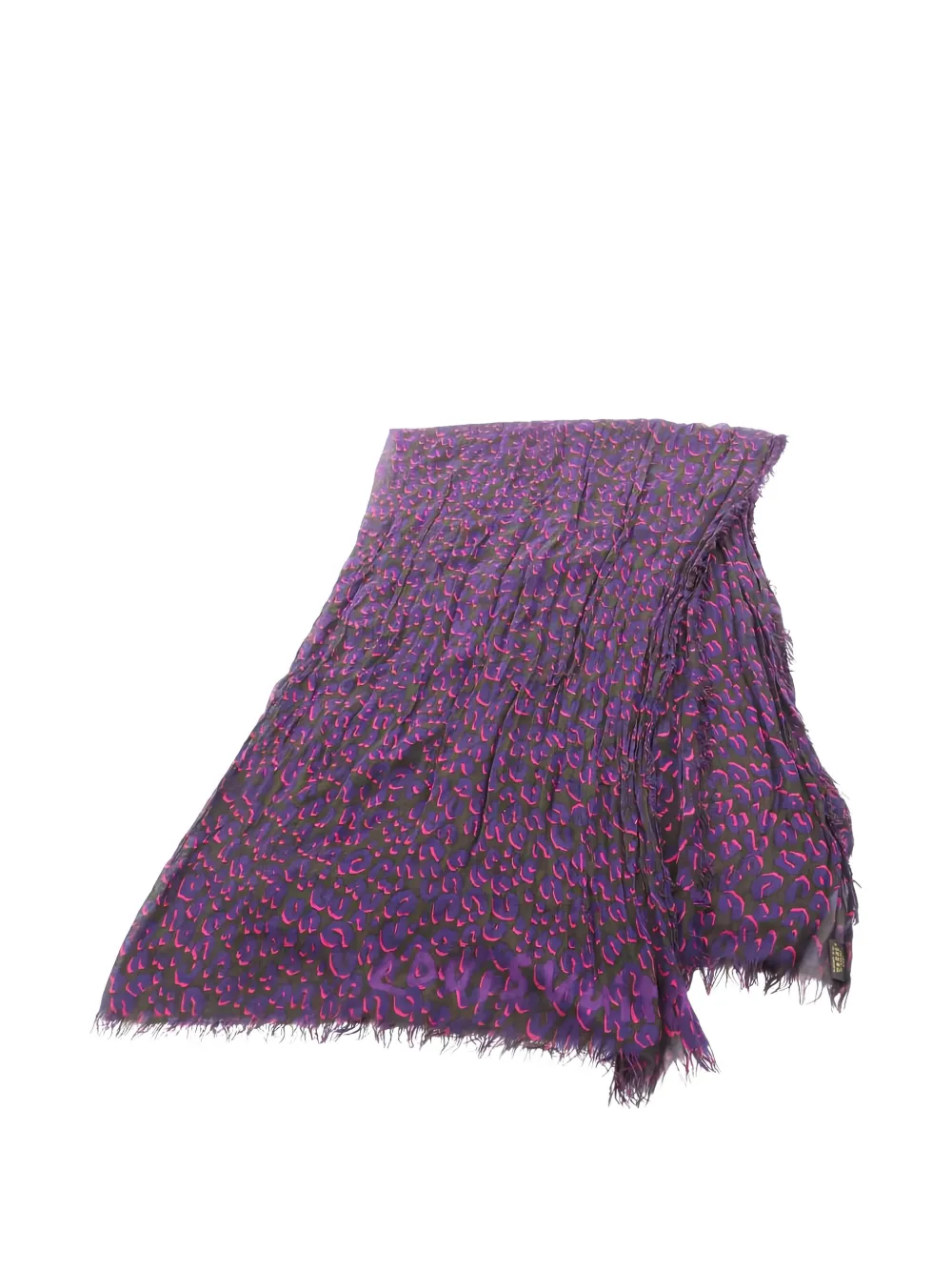 Louis Vuitton Pre-Owned 2000s leopard-print scarf - Viola