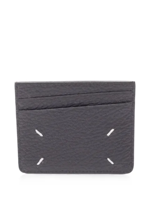 Maison Martin Margiela Pre-Owned four-stitch pebbled card case