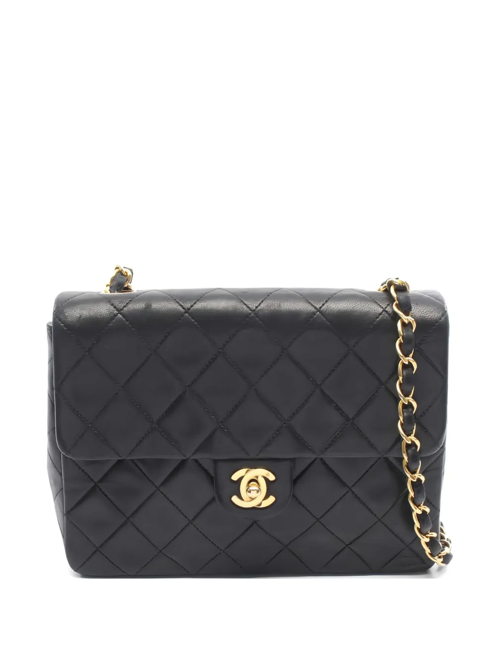 CHANEL Pre-Owned 1991-1994 mini 20 Matelassé crossbody bag - Nero