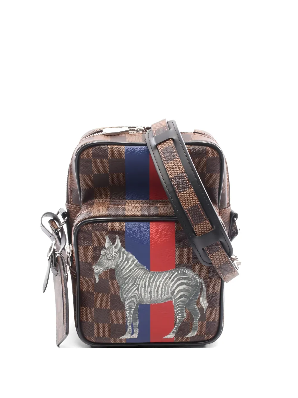 Louis Vuitton Pre-Owned 2016 Savannah Amazon Damier Ebène messenger bag - Brown