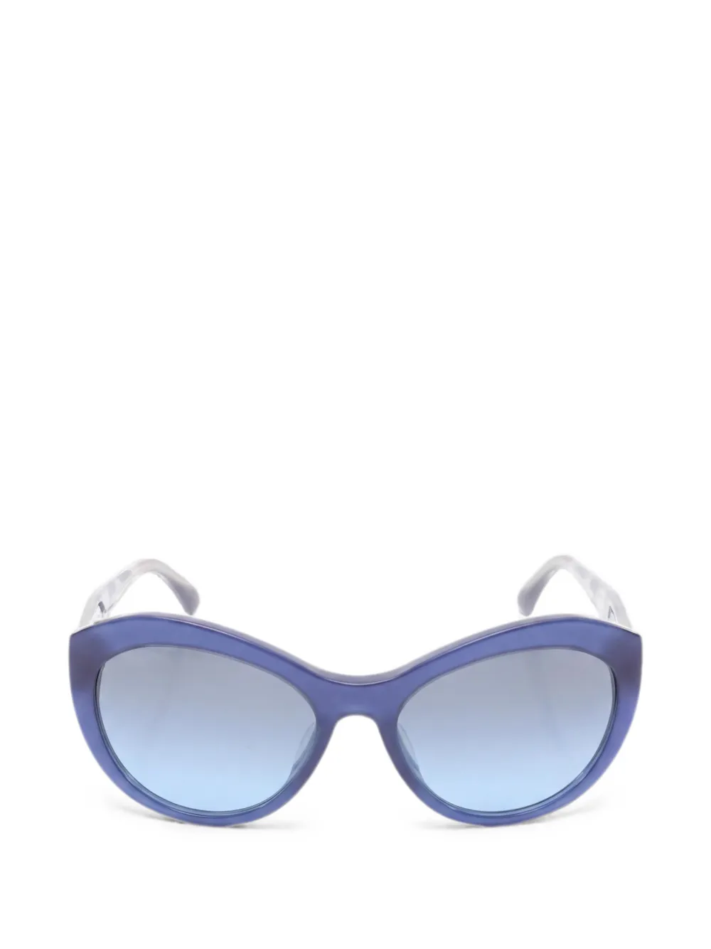 CHANEL Pre-Owned Occhiali da sole Coco Mark 1986-1988 - Blu