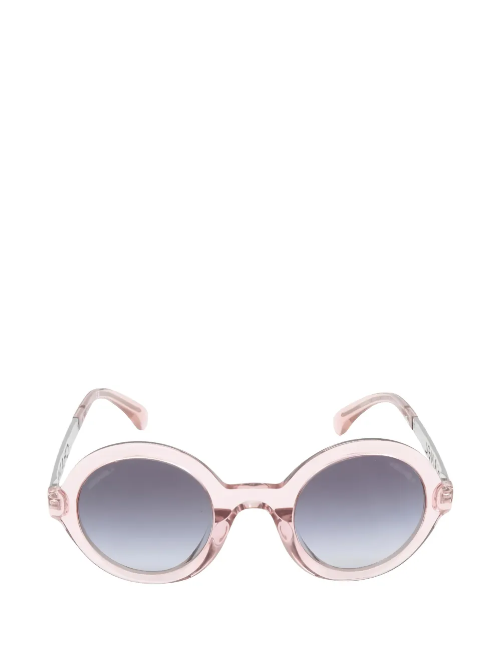 CHANEL Pre-Owned 1986-1988 round-frame sunglasses - Rosa