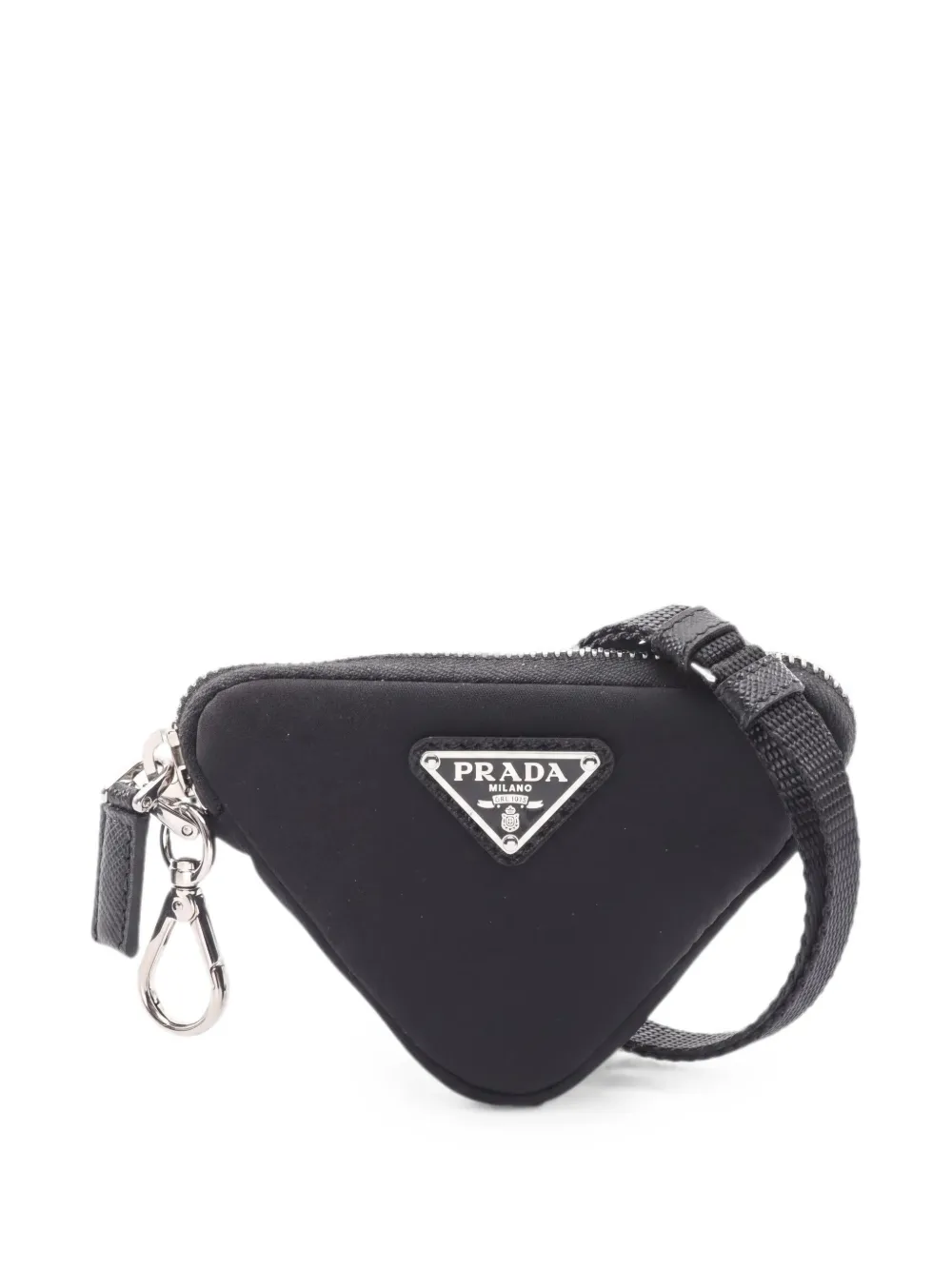 Prada Pre-Owned Tessuto triangle pouch - Nero