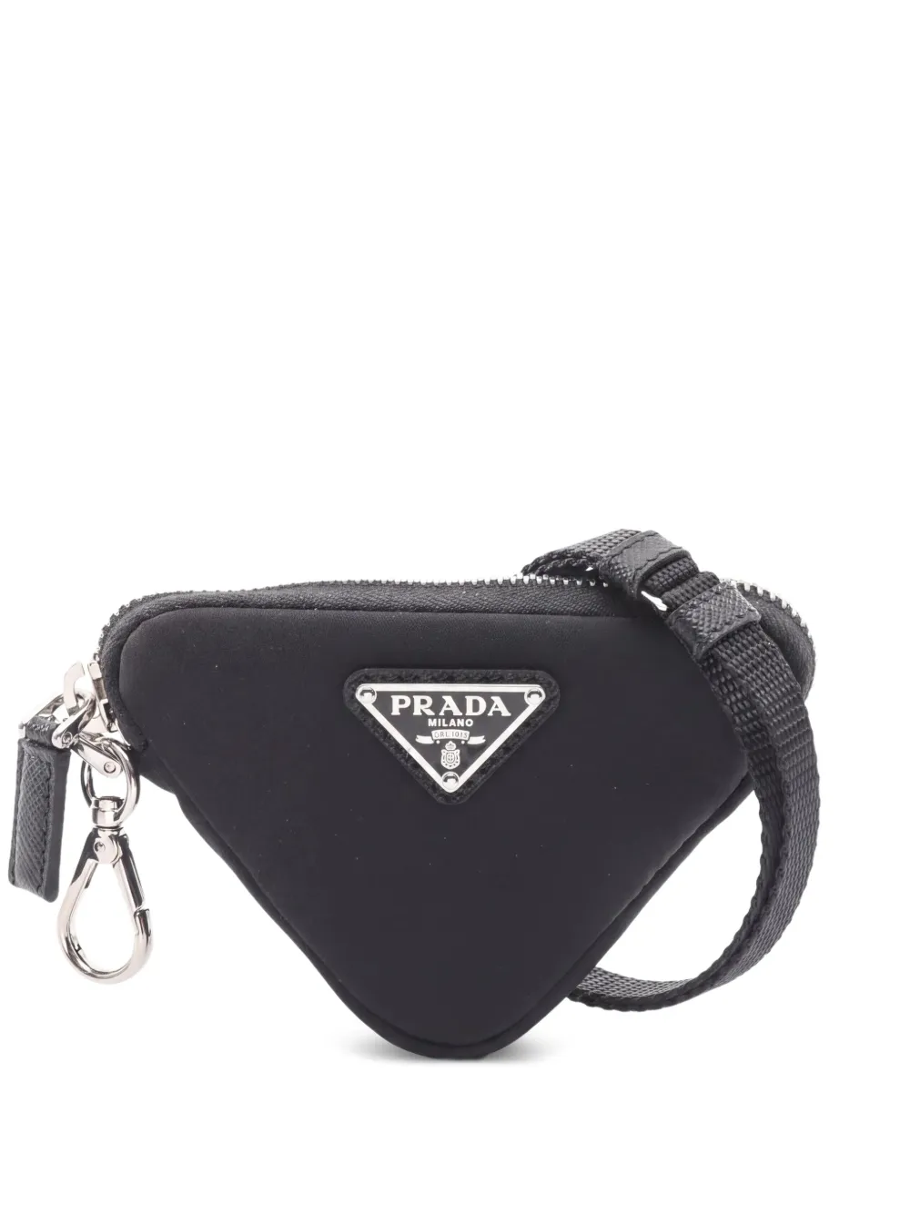 Prada Pre-Owned Tessuto triangle pouch - Schwarz