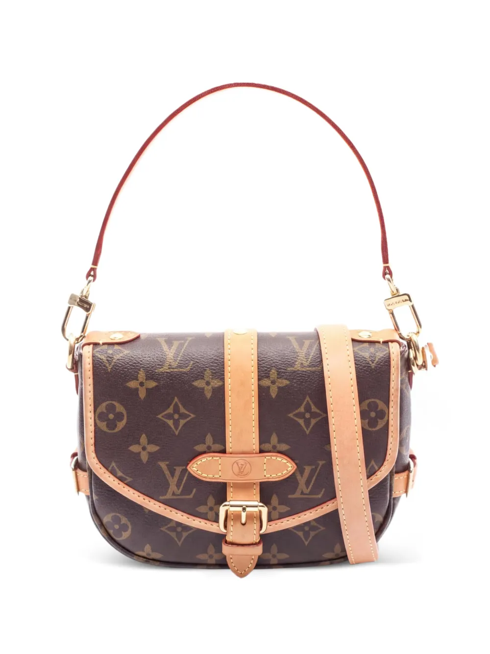 Louis Vuitton Pre-Owned 2021s BB Saumur monogram tote bag - Brown