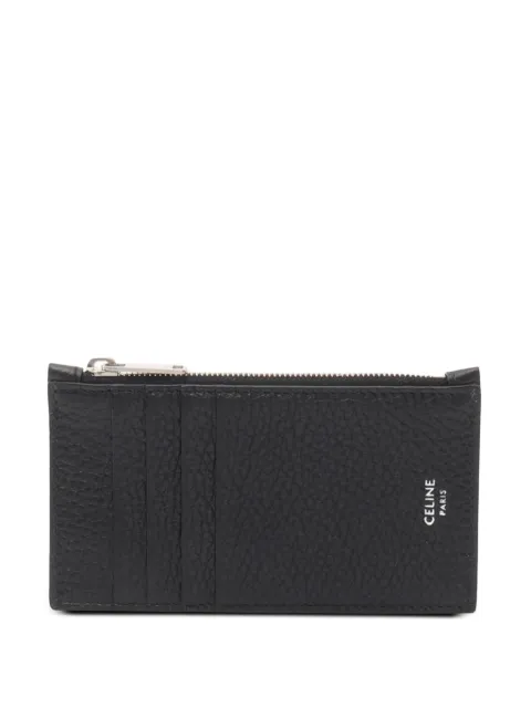 Celine Pre-Owned zippered compact leather card holder
