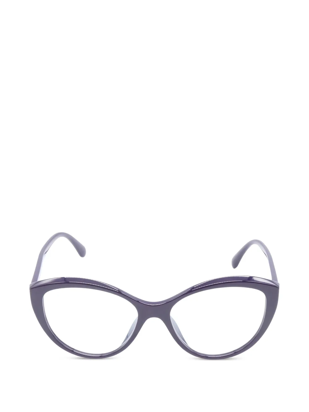 CHANEL Pre-Owned 1986-1988 heart-motif cat-eye glasses - Viola