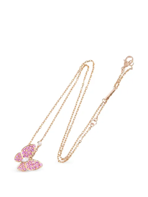 Van Cleef & Arpels Pre-Owned 2010s Two Butterfly pendant necklace