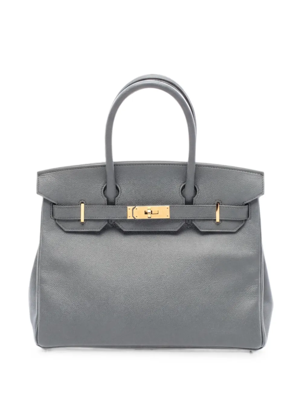 Hermès Pre-Owned 2021 30 Birkin double-handle tote bag - Grigio