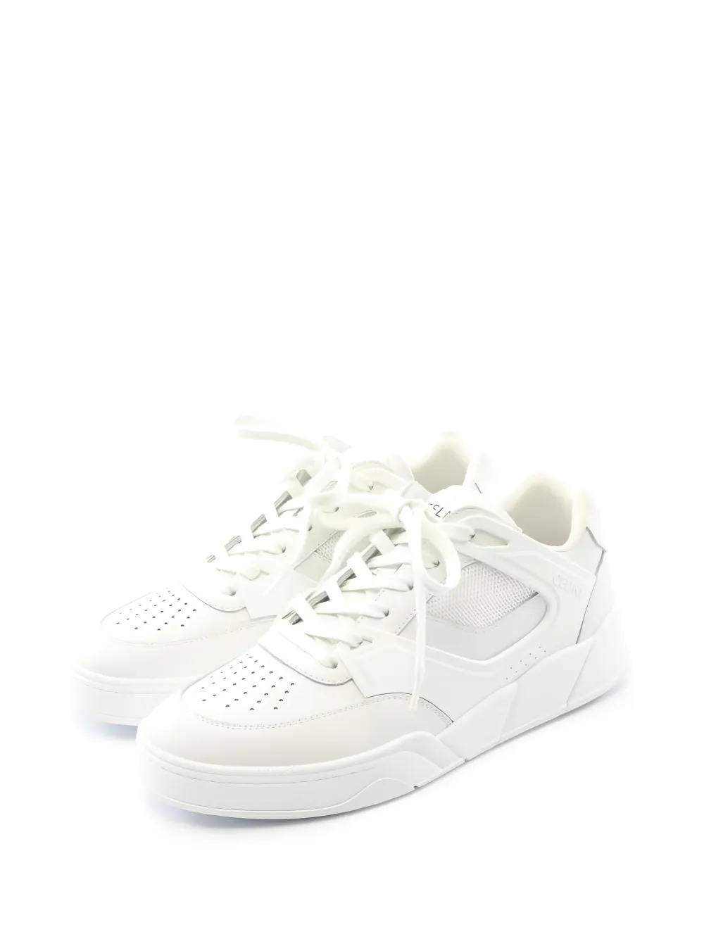 Celine Pre-Owned 2020s lace-up low-cut sneakers - Weiß