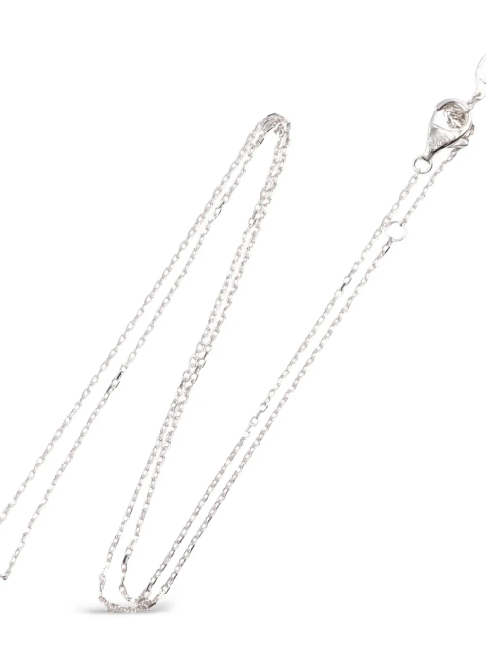 Cartier 2010s 1895 solitaire diamond necklace - Silber