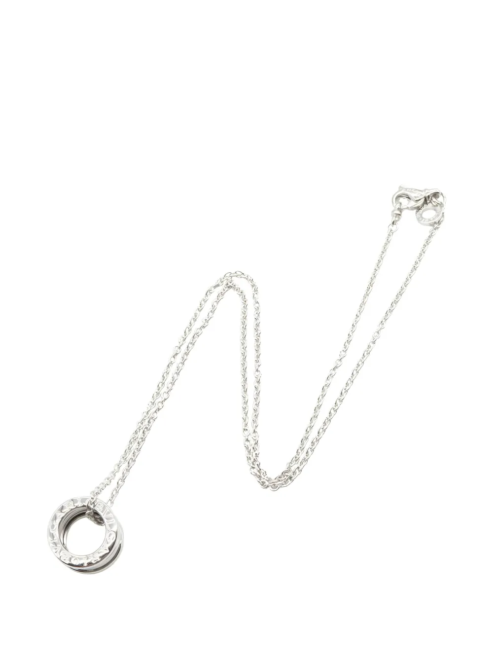 Bvlgari Pre-Owned 2010s B-Zero1 pendant necklace - Argento