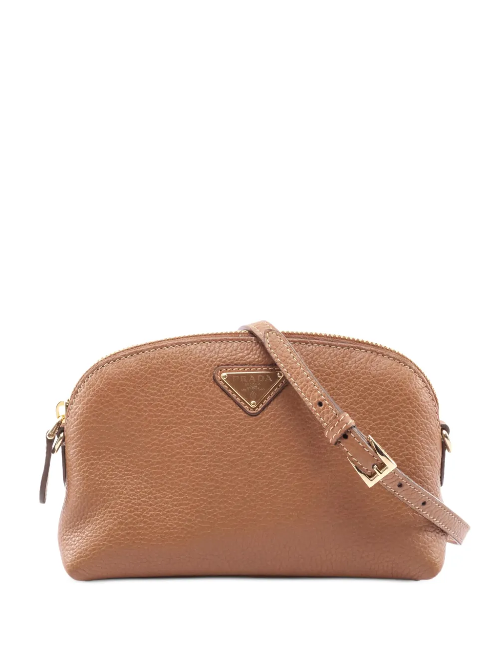 Prada Pre-Owned 2020s Daino Soft shoulder bag - Braun