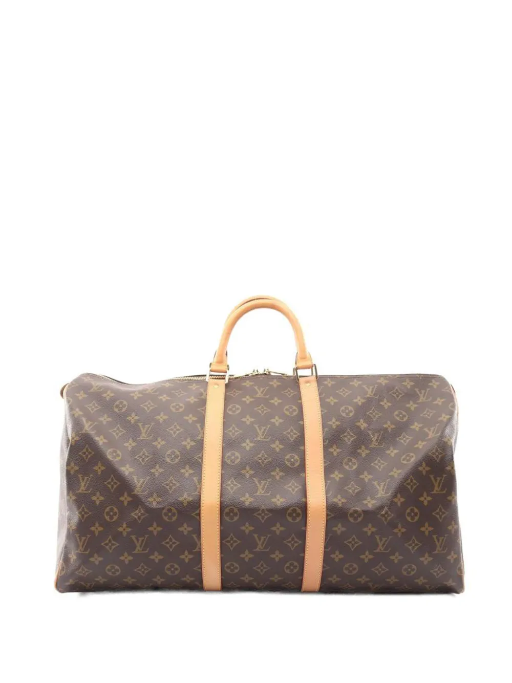 Louis Vuitton Pre-Owned 1997 55 Keepall Monogram luggage bag - Braun