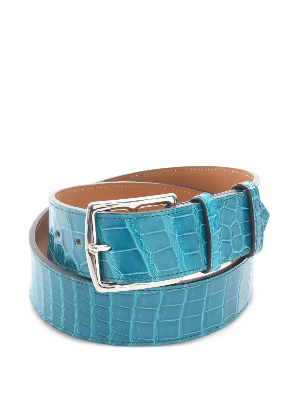 Hermès Pre-Owned 2014 leather belt - Blau