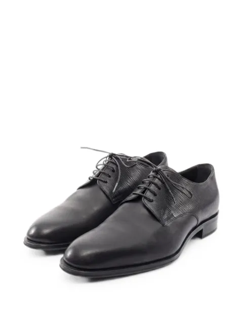 Louis Vuitton Pre-Owned 2018 Wall Street Line Epi derby shoes