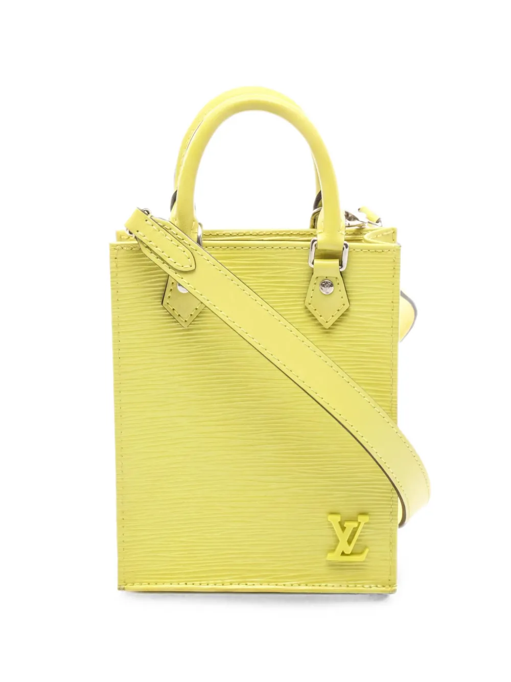 Louis Vuitton Pre-Owned 2020 Petite Sac Plat Epi handbag - Gelb