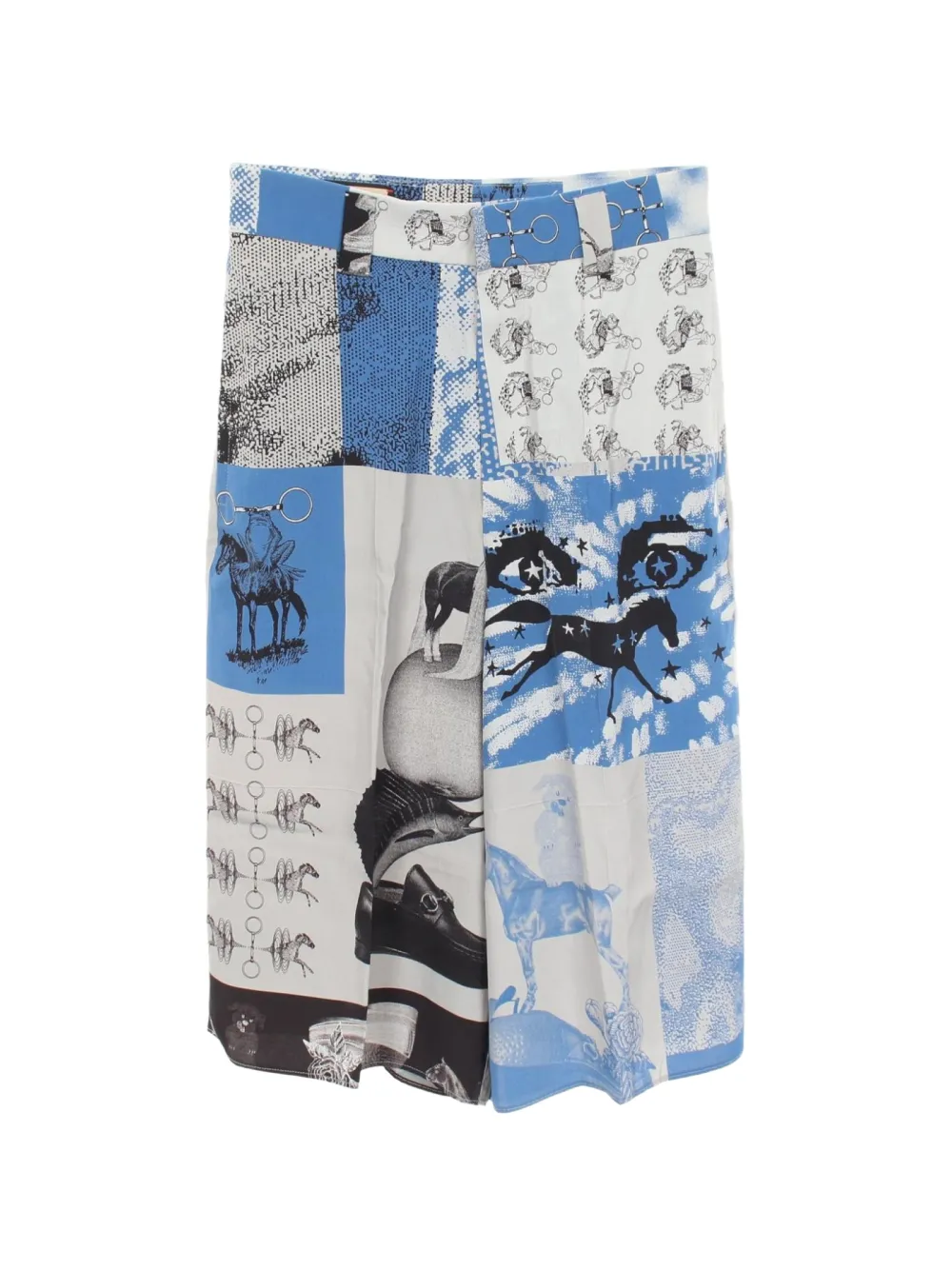 Gucci Pre-Owned 2010s patterned shorts - Weiß