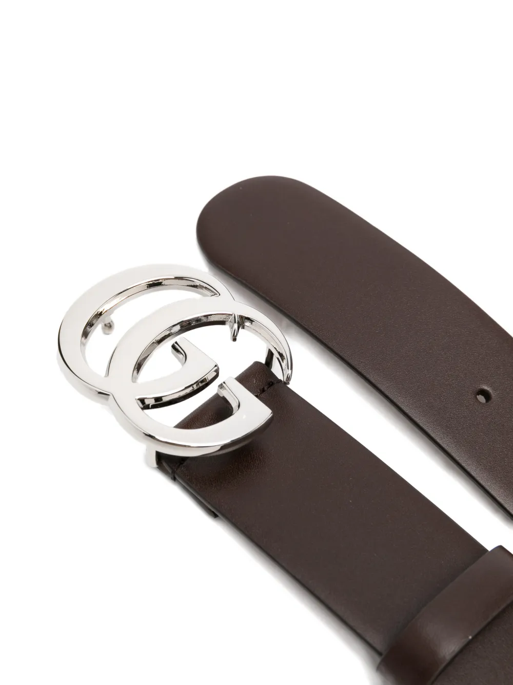Gucci Riem met dubbele G Bruin