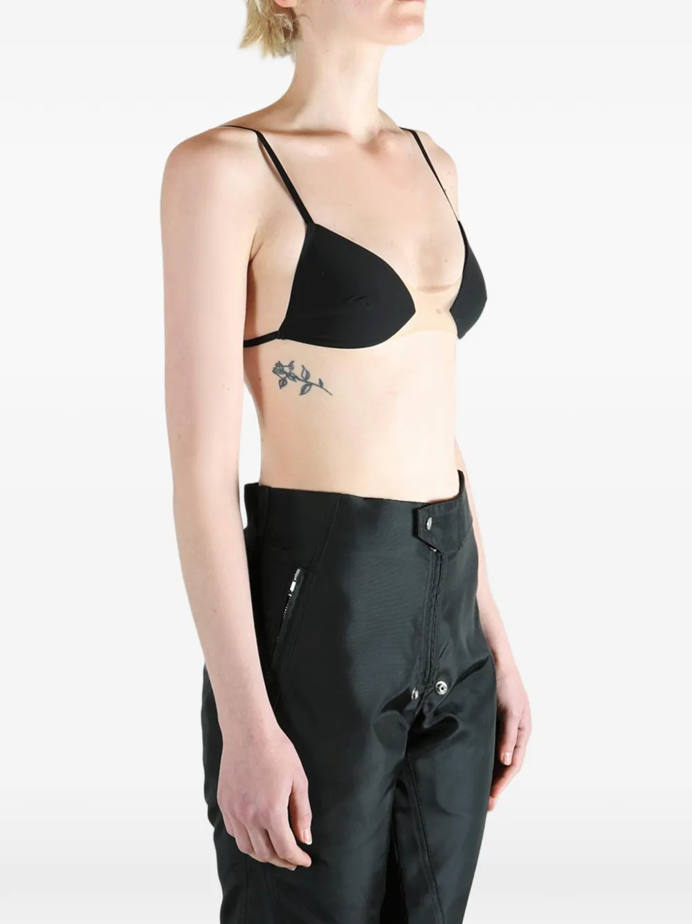 Rick Owens Bh met tulen vlak Zwart