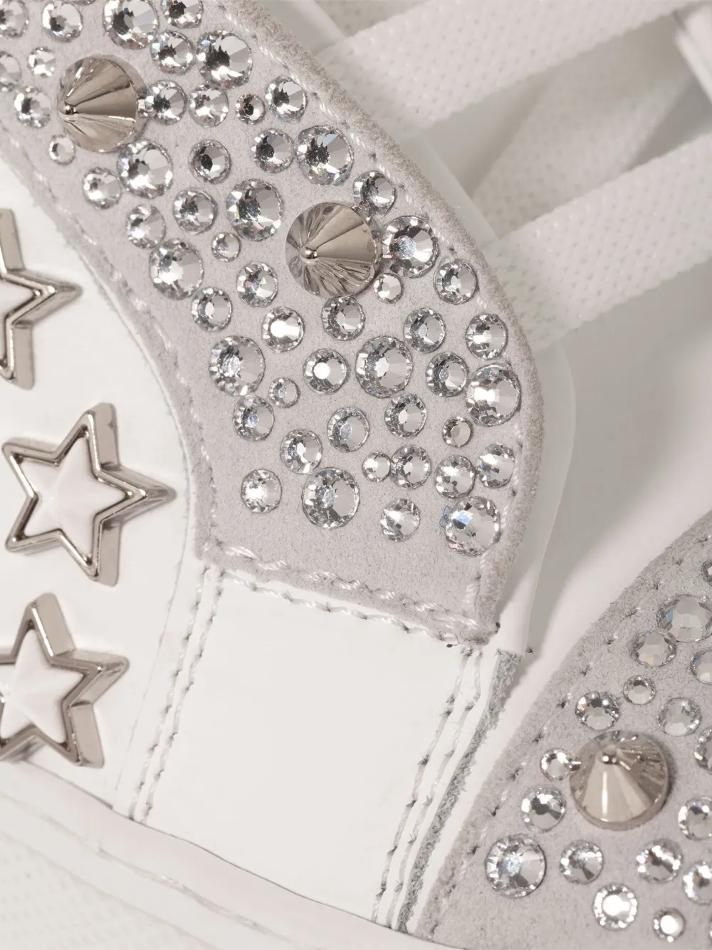 Philipp Plein Sneakers met studs Wit