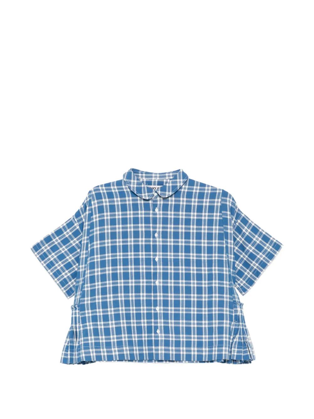 STORY mfg. Wren plaid shirt - Blu